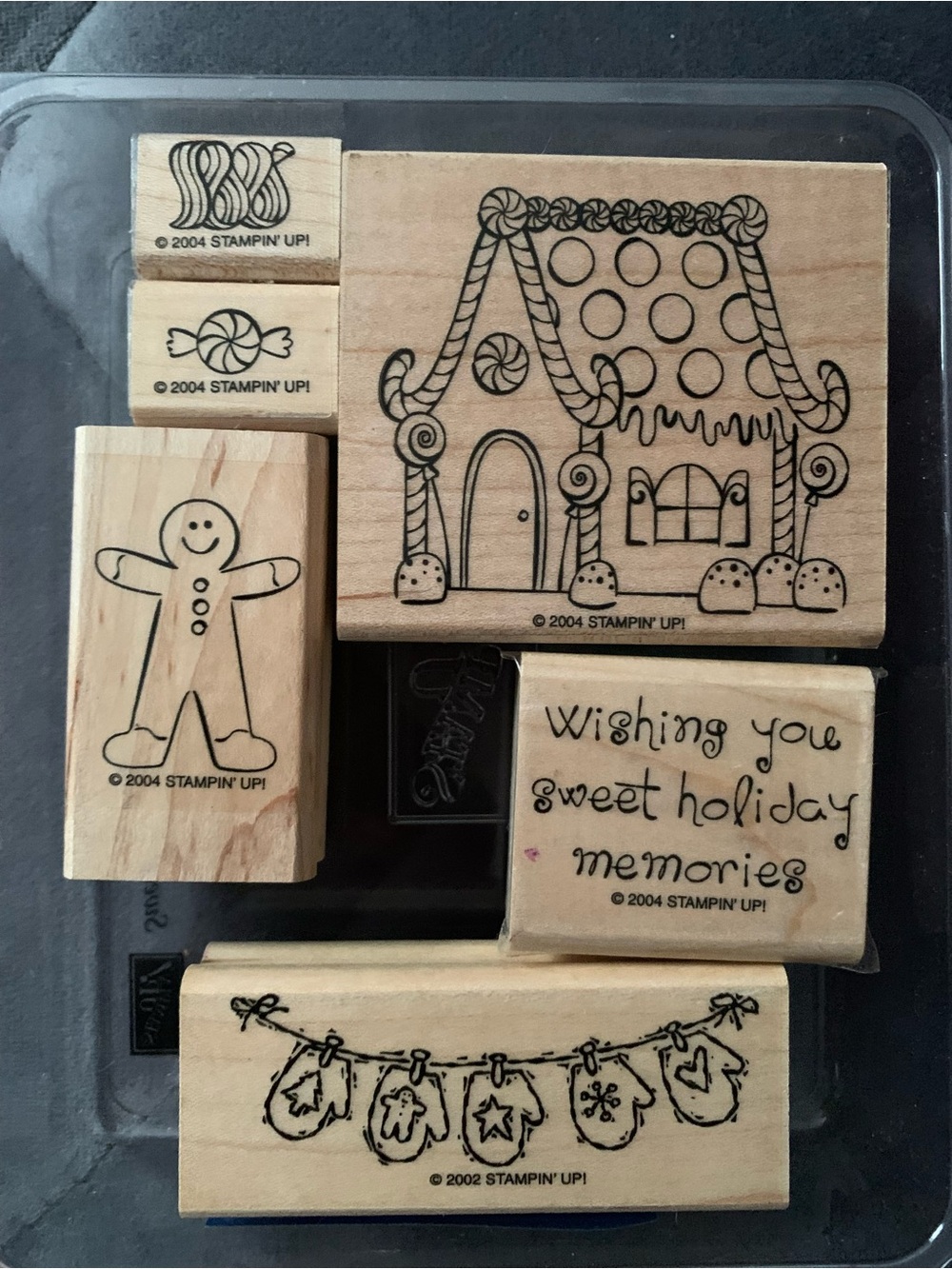 Stampin' Up! Sweet Holidays Rubber Stamp Set - Wood